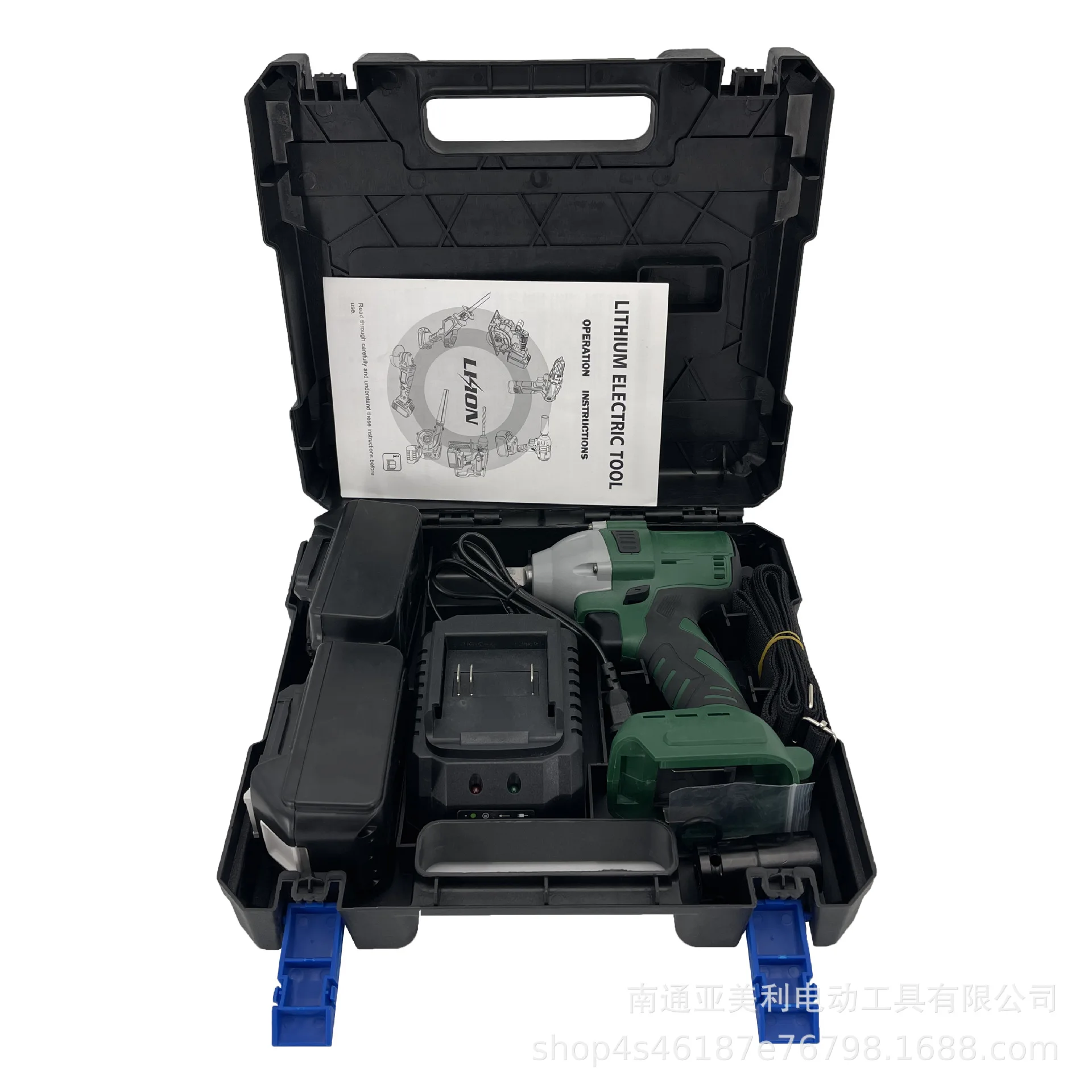 Large Capacity Brushless High Torque Electric Li-ion Impact Wrench for Car Repairment Tire Assembly Cordless