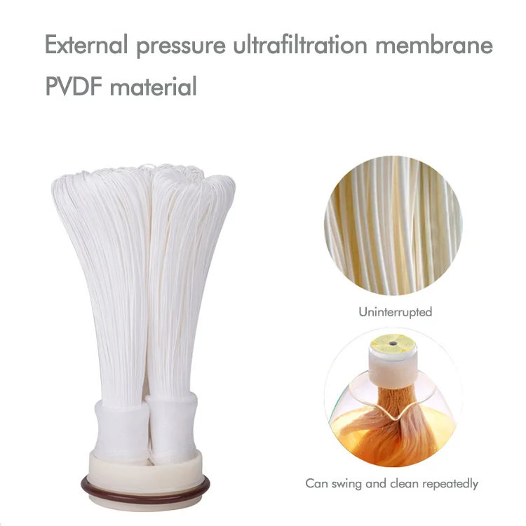 3500L/h household stainless steel PVDF ultrafiltration membrane water filter