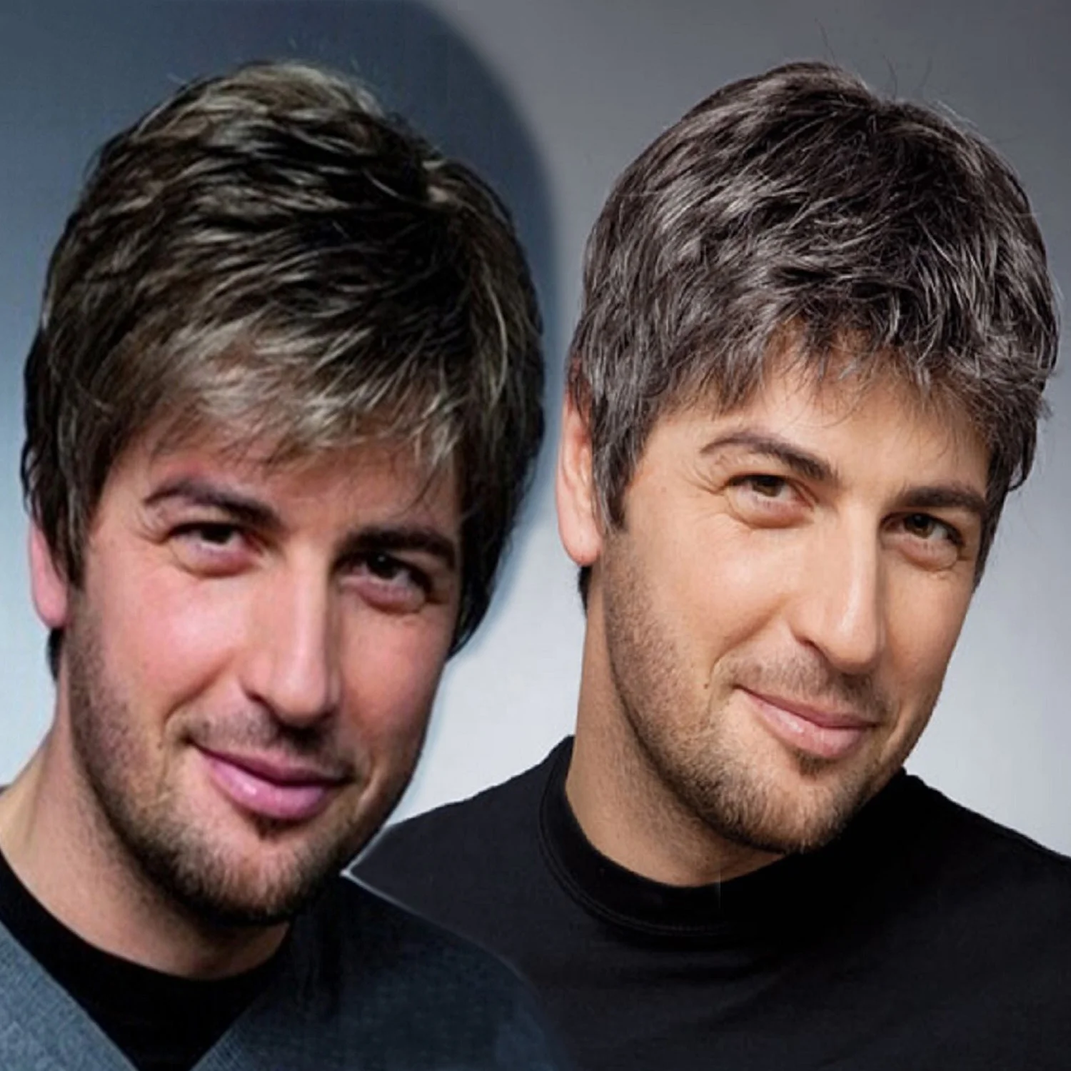 Competitive Price Wigs Men Full Lace Front Human Brazilian Hair Wigs