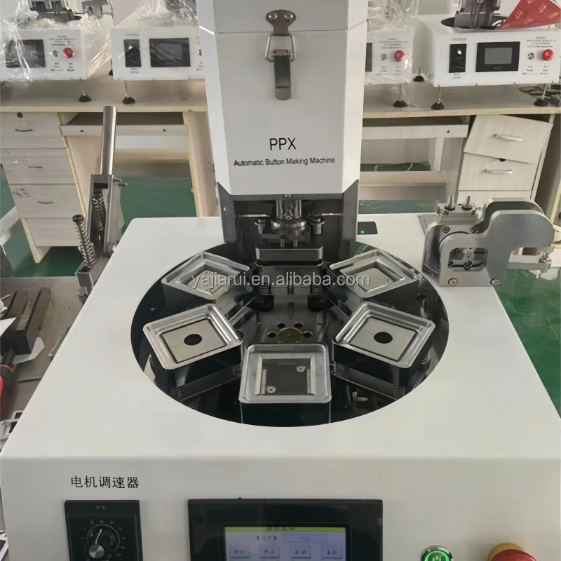 High Quality 50*50Mm Electric Pneumatic Fridge Magnet Making Machine for Maker