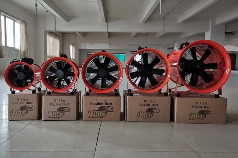 Best Quality Strong Power Floor Drum Blower Industrial Fan Tunnel Mine Axial Flow Extractor Fan For Workshop