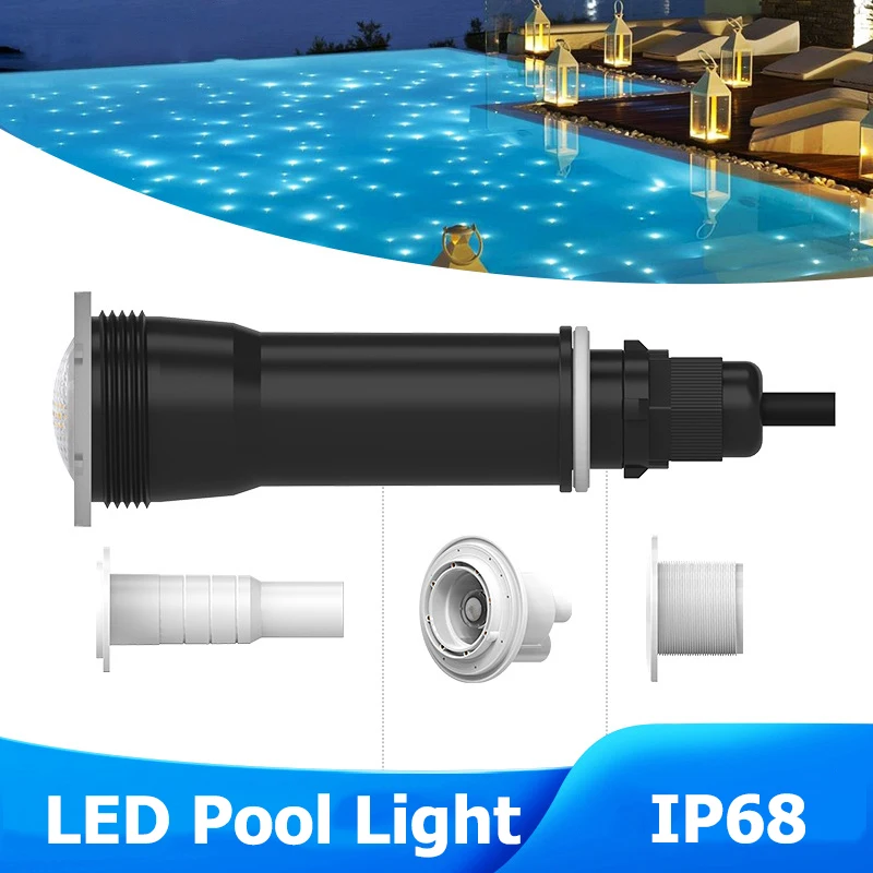 Aluminum CE DC 12V White Garden IP68 Pentair Globrite Replacement Mini Swimming Pool SPA LED Light