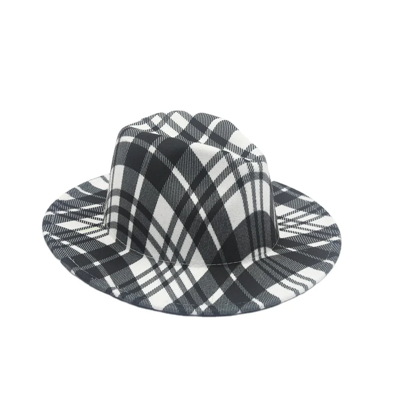 Wholesale Unisex Fashion Autumn and Winter Felt Fedora Hat Classic British Church Jazz Hat