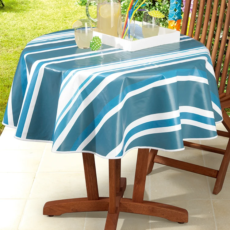 Heavy Weight Vinyl Square Table Cover Clean Oil-Proof Waterproof Stain-Resistant PVC Tablecloth