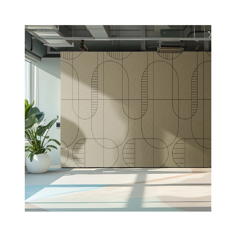 Modern Decorative Acoustic Wall Panel Multi-Function PET Polyester Fiber for Office Acoustic Panels