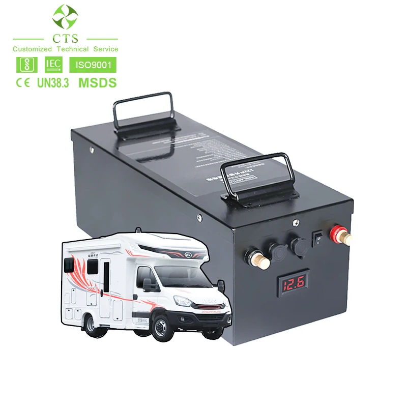 12V 24V RV lithium ion lifepo4 battery pack 12 volt 100ah 200ah 300ah 400ah 500ah for camper van