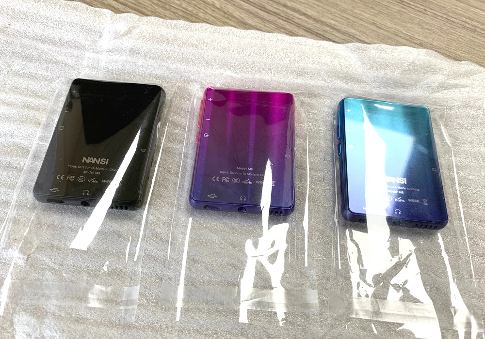 Прямая продажа с фабрики, сенсорный экран 2,4 дюйма, М8 Hi-Fi мини mp3-плеер, 3 ослепительных цвета с USB-портом