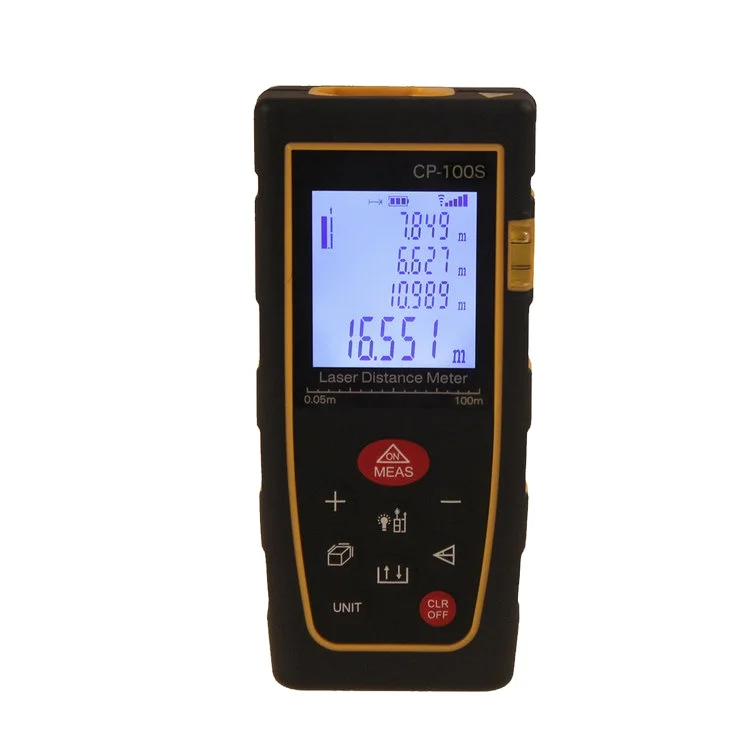 Hand laser distance meter floor area measuring infrared electronic device 100 m