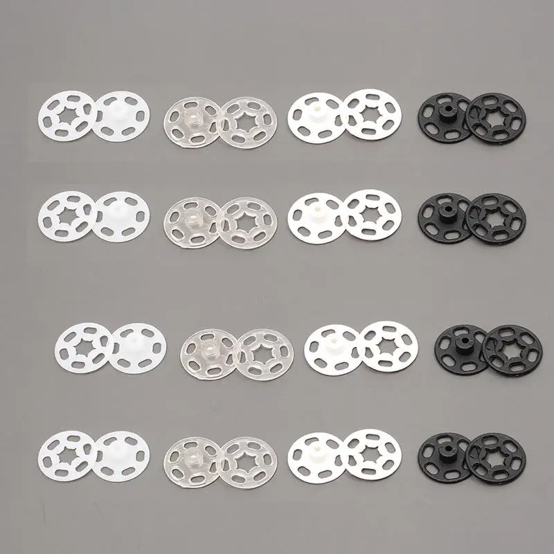 Custom Invisible Sewing Snap Buttons Two Parts Press Button Plastic Snap Button