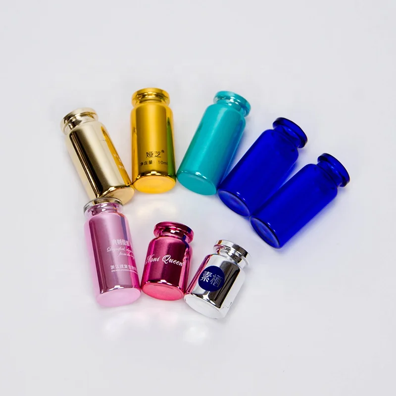 Wholesale Transparent 1ml 2ml 20ml pharmaceutical small sample glass vials with cap for perfume