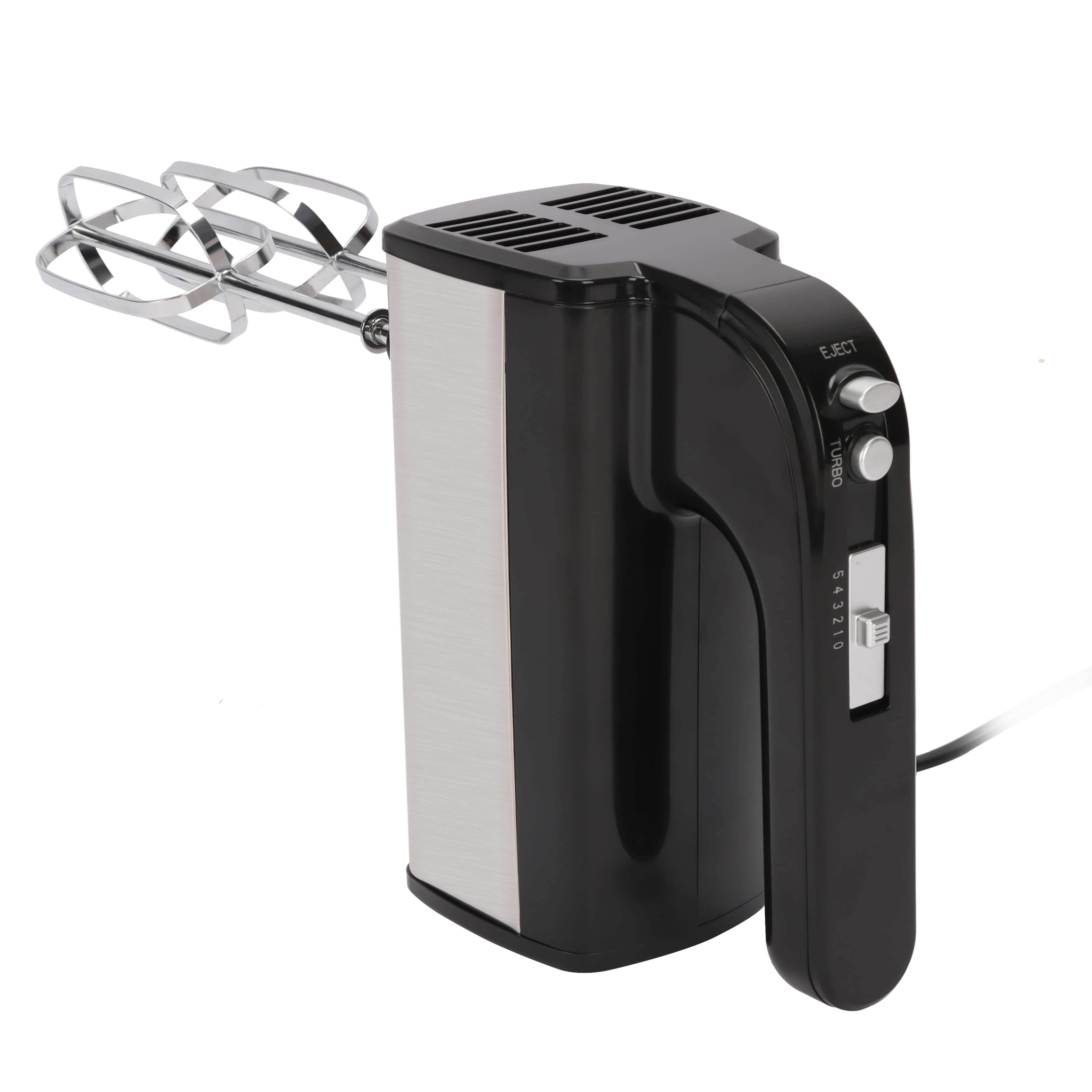 Stainless Steel Hand Mixer 5 Speed Small Portable Electric HandHeld Food Mixer With Turbo
