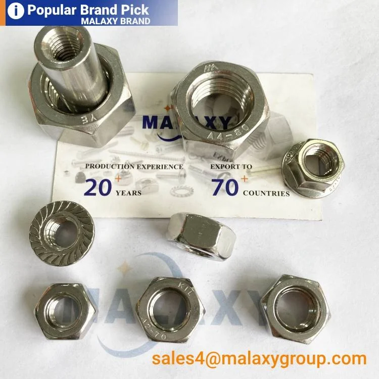 Колесо MALAXY для тяжелых грузовиков M18/M20 M22/M24 M12 M10 Металл Gr10 Ms шестигранный фланец гайки из нержавеющей стали