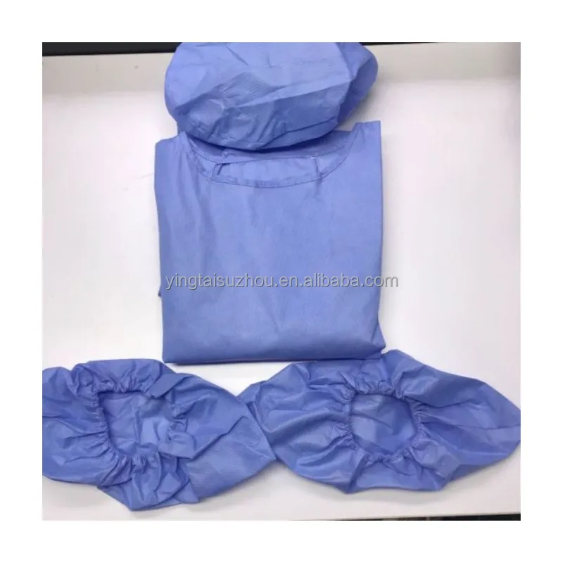 Disposable Patient gown/medical clothes/PP/PE/SMS/JIANGSU