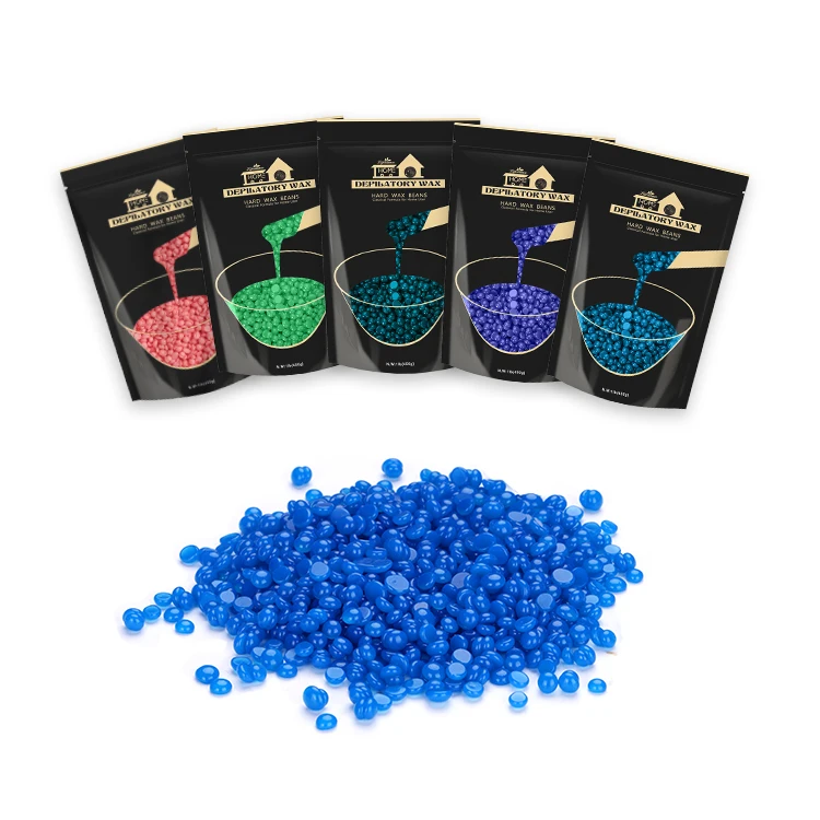 Lifestance Wholesale Premium Wax Formula Hot Film Brazilian Hard Wax Beads for Hair Removal Azulene Wax