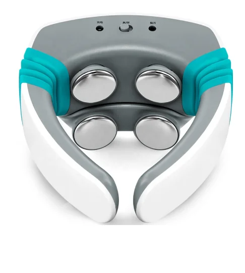 wireless cervical  vibrating healax shiatsu manual pillow back roller with heat kneading electric pulse neck massager