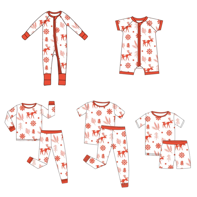 Happy Luoka Customized Long Sleeves Bamboo Rompers With Logo Hot Sale Soft Material Baby Pajamas
