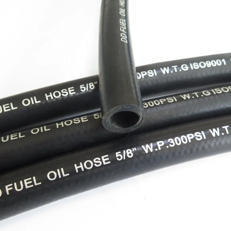 SAE J30r7 5/16 дюймов волокна плетеные провода усиленная нитриловые автомобиля топливный шланг