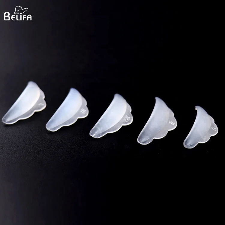 wholesale eyelash curling extensions kit curl lashlift accessories tools lash lift shields with lines silicone ribbon pad