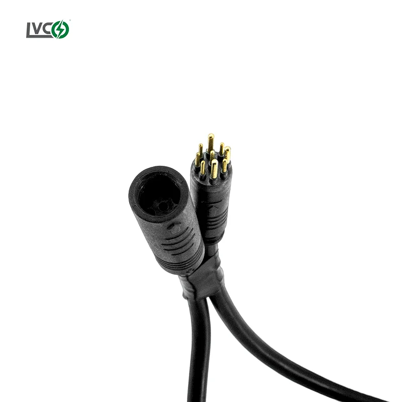 LVCO odm oem производитель электровелосипед моторный кабель быстросъемный пользовательский водонепроницаемый разъем с защитным изоляционным кабелем