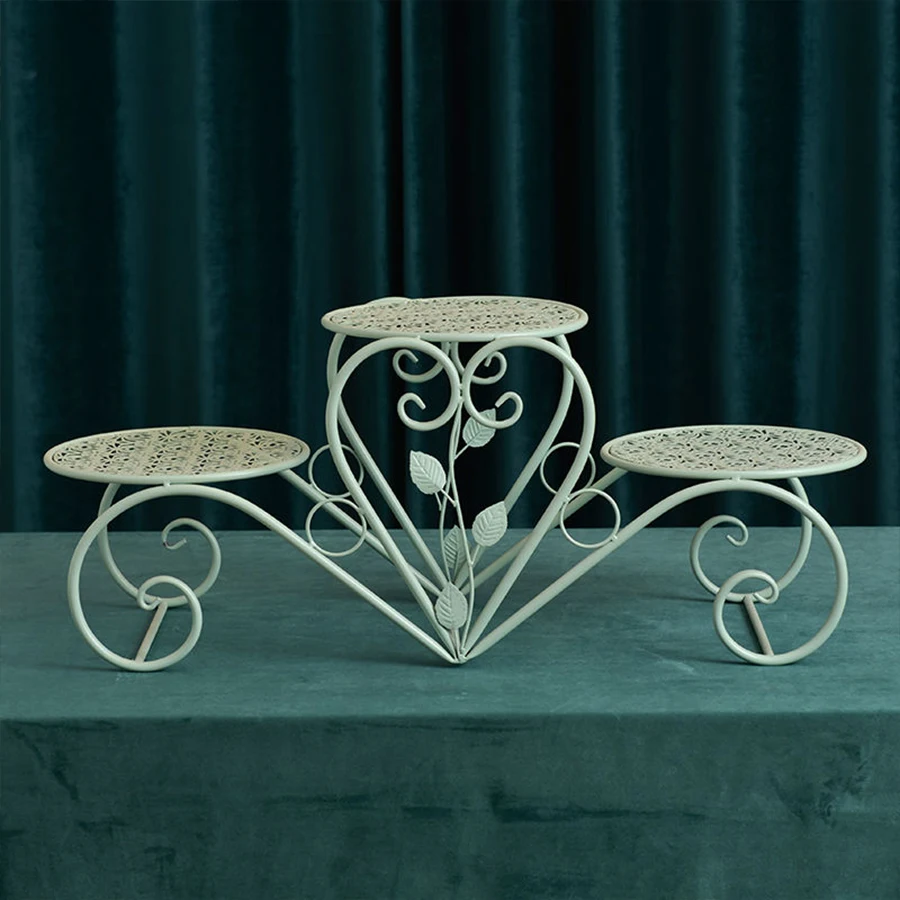 Metal Dessert Table Afternoon Tea Snack Rack Cake Display Stand Party Table Decoration