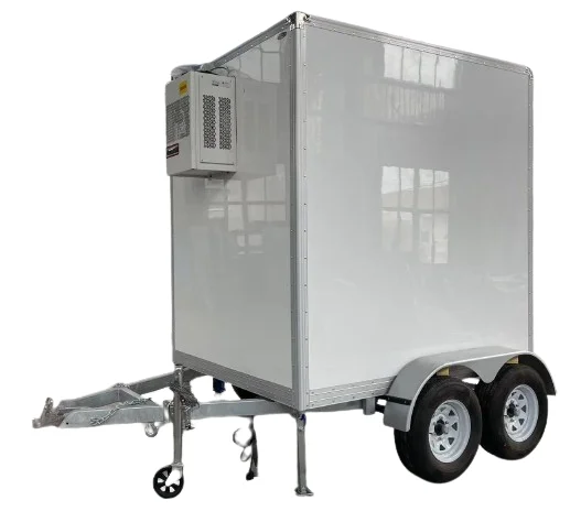 New freezer refrigeration trailer box portable cold room cool room trailer food truck