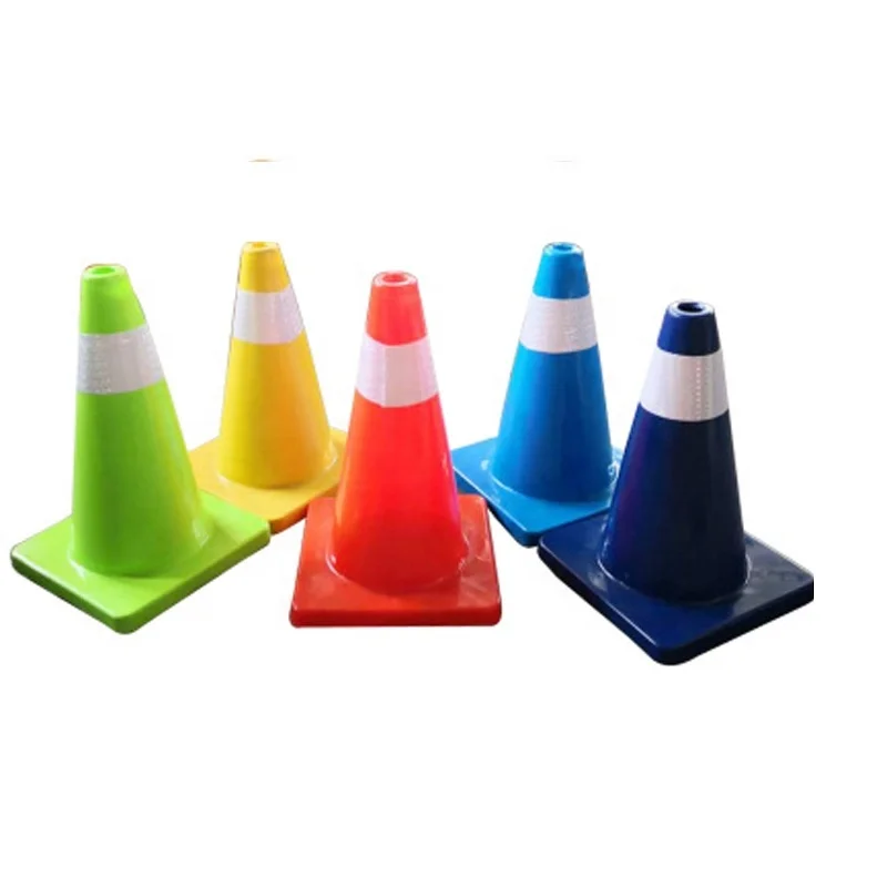 
45cm soft flexible durable safety road PVC traffic cone 18 inch safety cone 