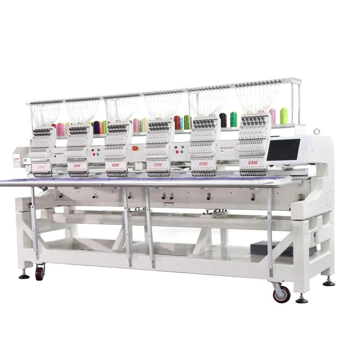 Плоская компьютеризированная вышивальная машина коммерческая с 6