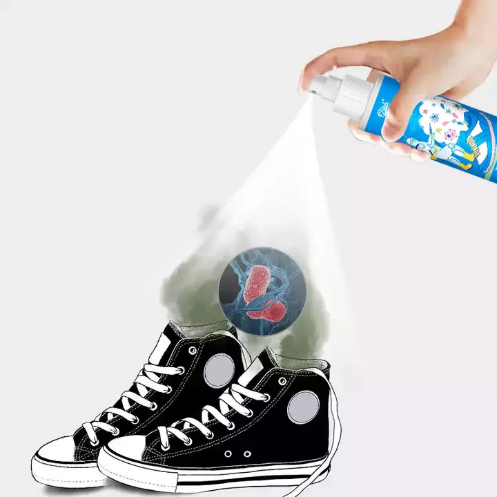Wholesale High quality shoe deodorant spray Antibacterial deodorant freshener 100ml shoe deodorant spray