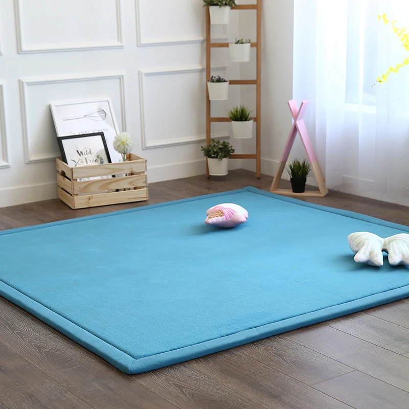 tatami coral velvet carpet living room bedroom window bed rugs baby play mat children room carpet thick customized