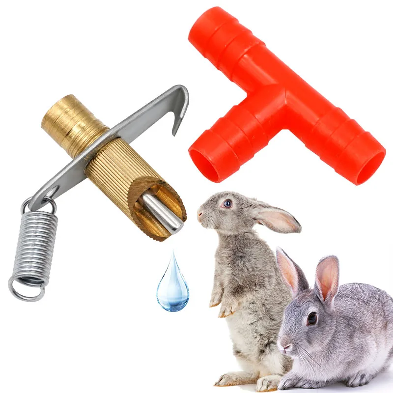 High Quality Nipple Drinkers Galvanized Automatic Rabbit Nipple Drinker Cage Use Rodent Water Drinkers for Sale