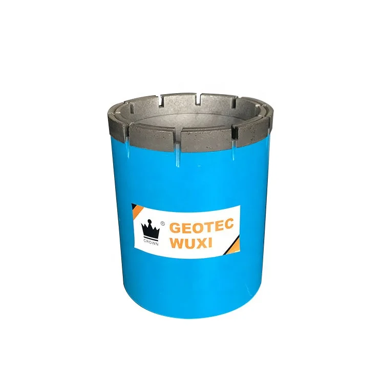 Good performance hard rock core drill HWT impregnated diamond casing shoe bit