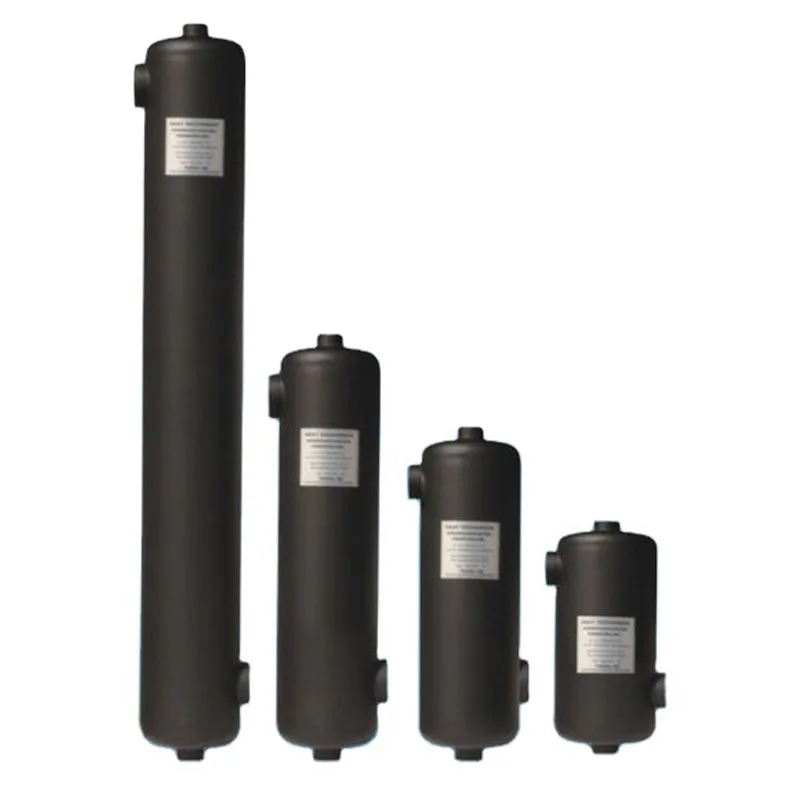 HUAXI Factory Wholesale Black Swimming Pool Heat Pump 1-10 Square Meter Tubular Heat Exchanger Enhances Water Temperature
