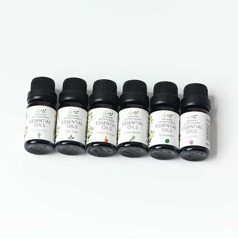 6Pcs/set  Aroma Essential Oils  Set Natural Plant Oil  Protective Aromatherapy Top 6 Essential Oil Starter Set
