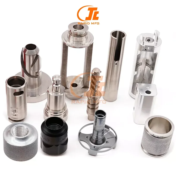 RJC OEM Custom Precision CNC Turning Products Manufacturing Anodized Aluminum Plating Steel Brass Parts CNC Machining Service