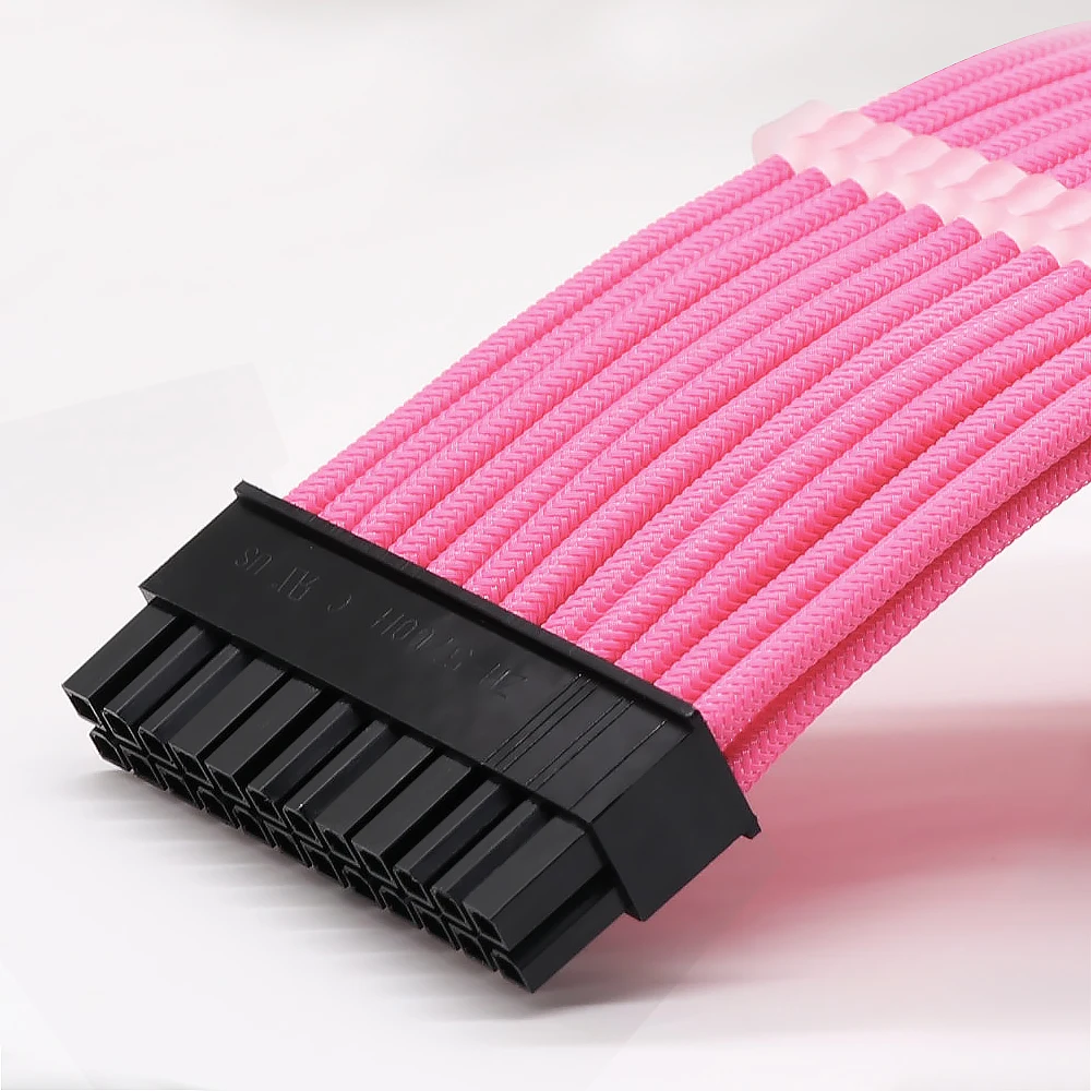 SAMA 18AWG 30cm ATX 24-pin Pvc Copper Stripped  Extension Cable Computer Extension Cord