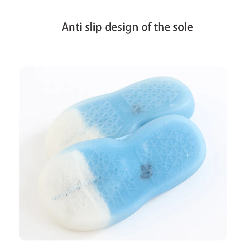 Hot Sale Cartoon Baby Toddler First Walking Sock Shoes Soft Sole Slip-on Sneakers Non-Skid Floor Slippers for Kid Girl Boy