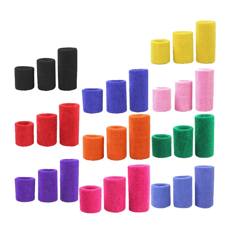 Aolikes Sweat-absorbing towels breathable wristbands sports fitness running basketball Wrist Band customized wholesale