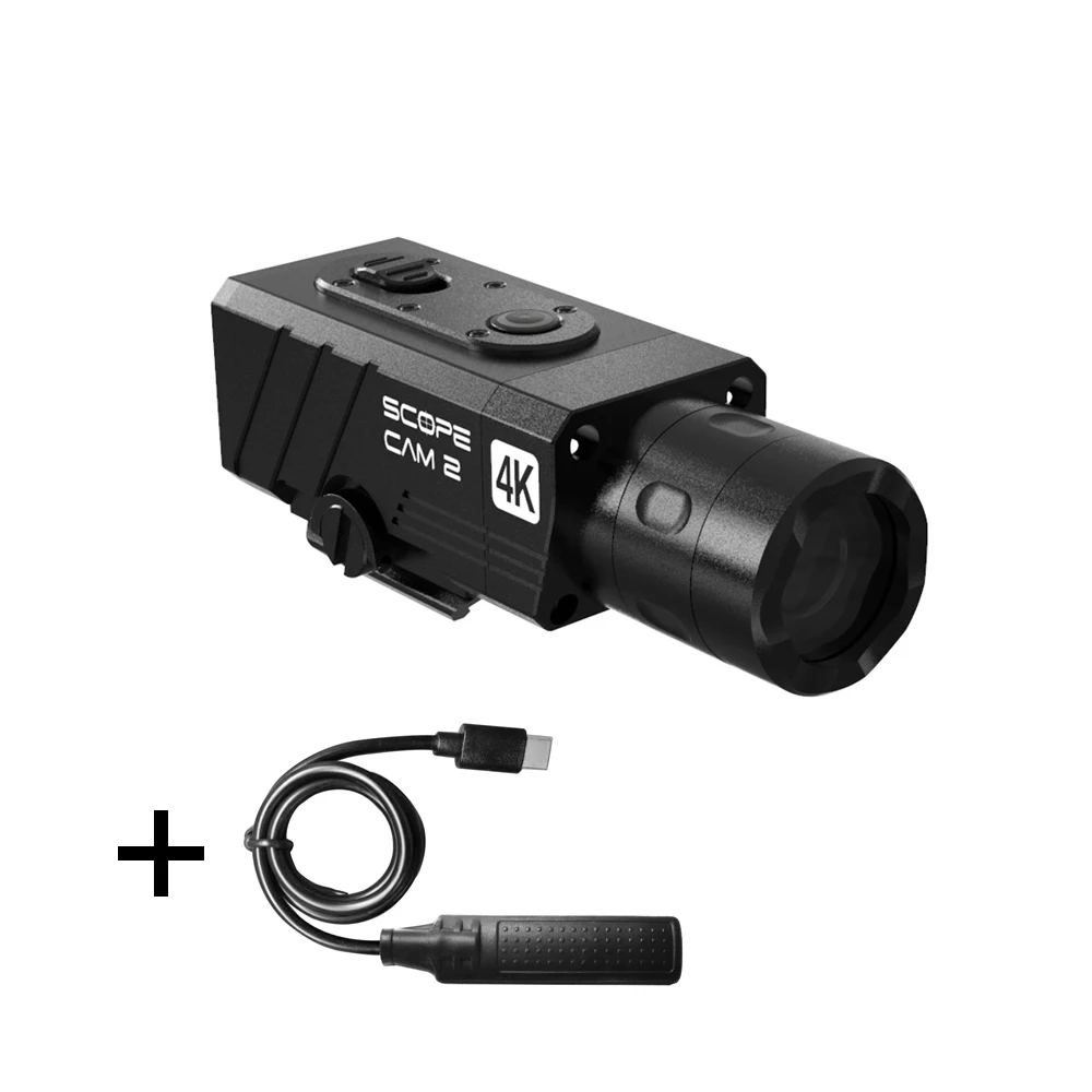 RunCam 4K охотничья Экшн-камера ScopeCam2 Водонепроницаемая ударопрочная камера с зумом со встроенным креплением на рельсах