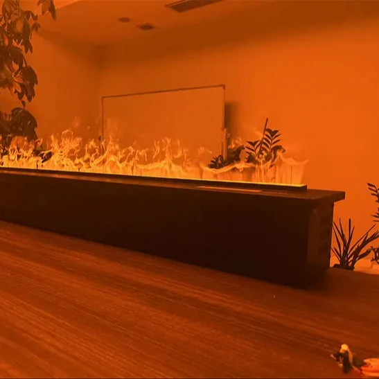 Manufacturer supply custom size 3d atomization electric water vapor fire steam fireplace
