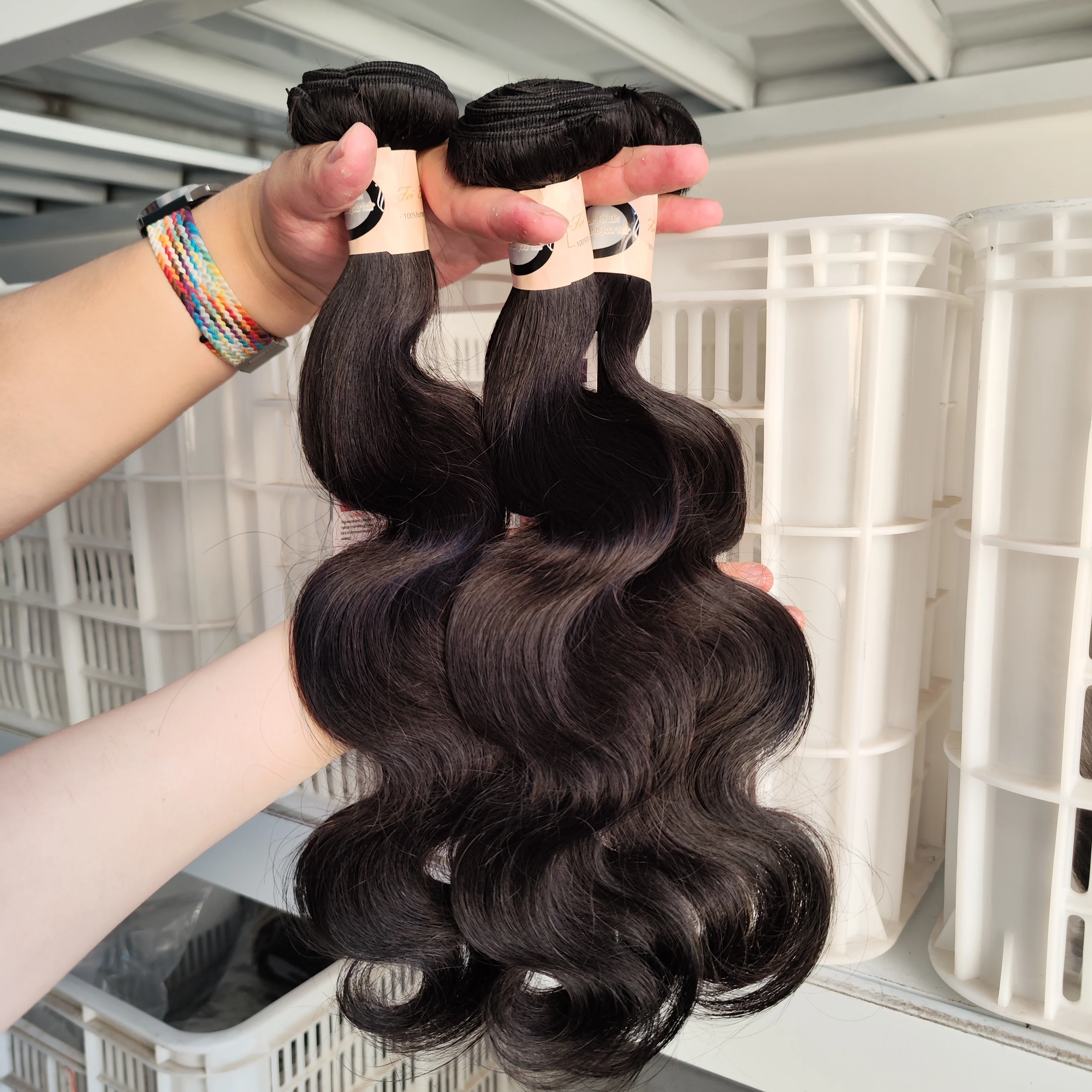 Wholesale Price 18 Inch Cuticle Aligned Virgin Hair Raw Indian Body Wave Human Hair Bundles