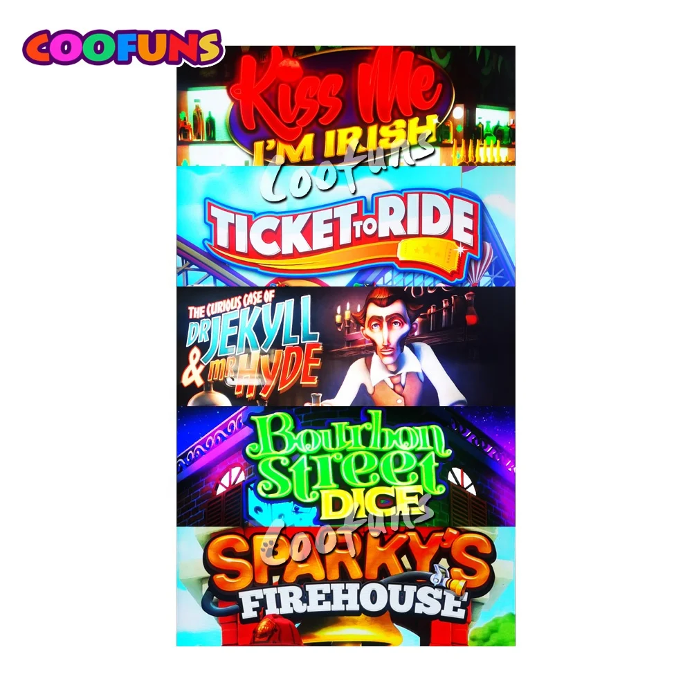 5 IN 1 Banilla Games PC Board Computer Base Multigame Nudge NCG Deluxe Skill Game