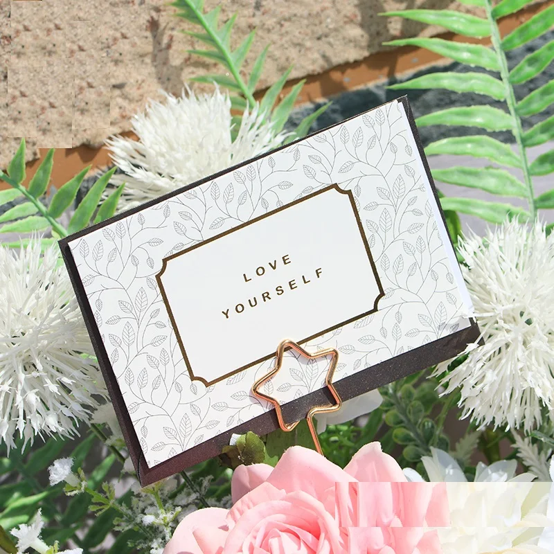 Korean Metal Card Flower Shop Flower Packaging Diy Material