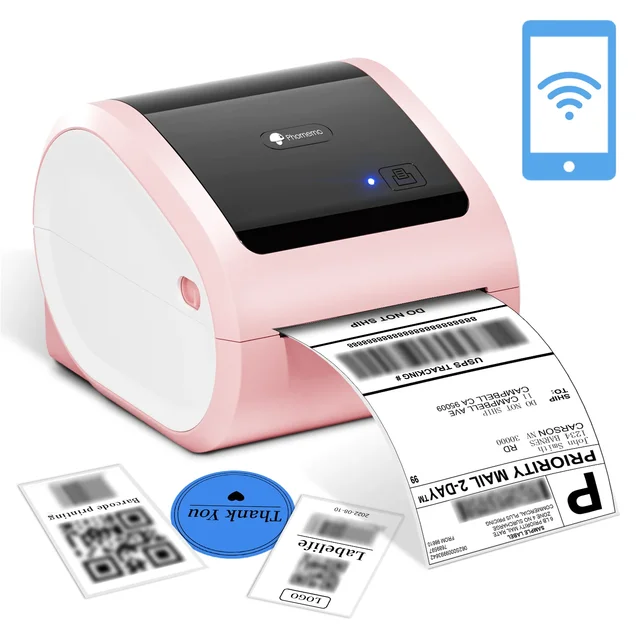 High Quality phomemo  D520 Portable 4*6 inch Shipping Label barcode Printer 110mm High Speed Barcode Sticker Printer