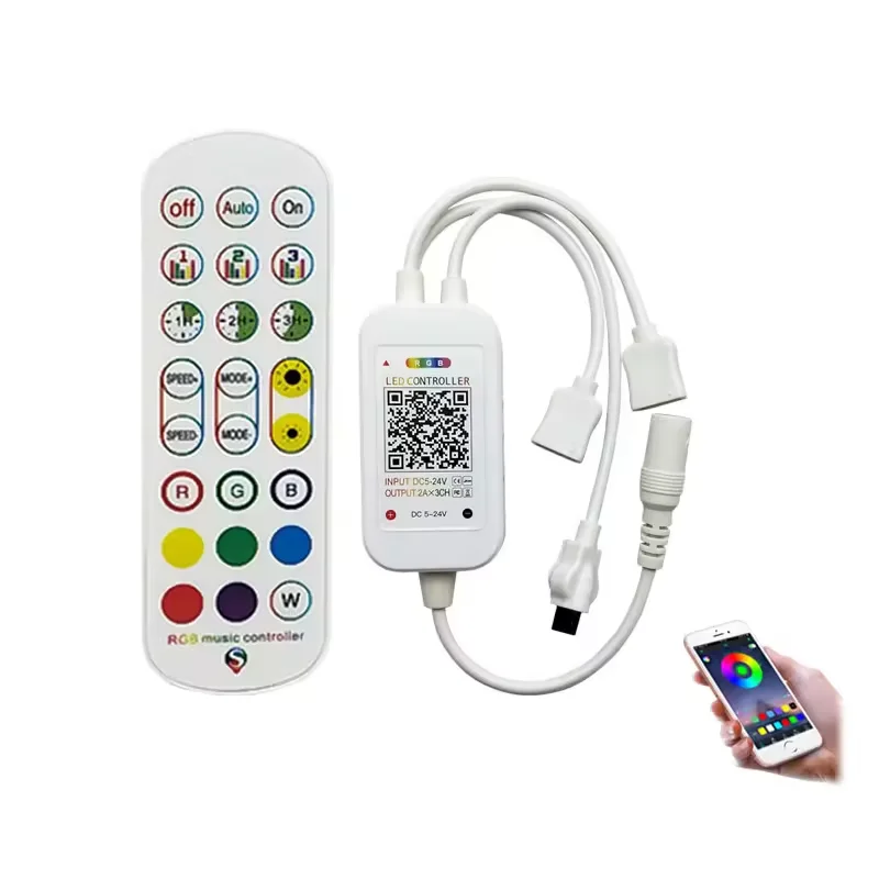 Смарт-приложение DC5-24V Tuya Wi-Fi 24 ключа