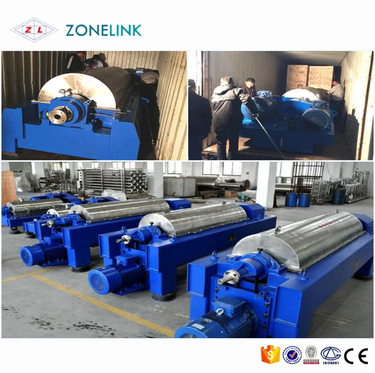 Zhonglian декантер двигателя центрифуга для оливкового масла сепаратор разделения жидкостей с