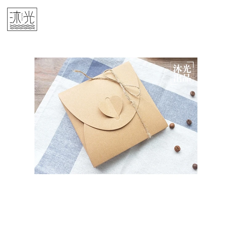 High Quality Creative Storage Packaging Brown Kraft Paper Dvd Cd Bags & Cases