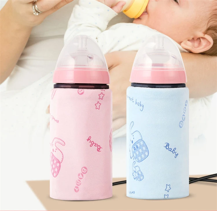 2019 new design electric baby bottle warmer portable cloth foldable usb baby bottle heater