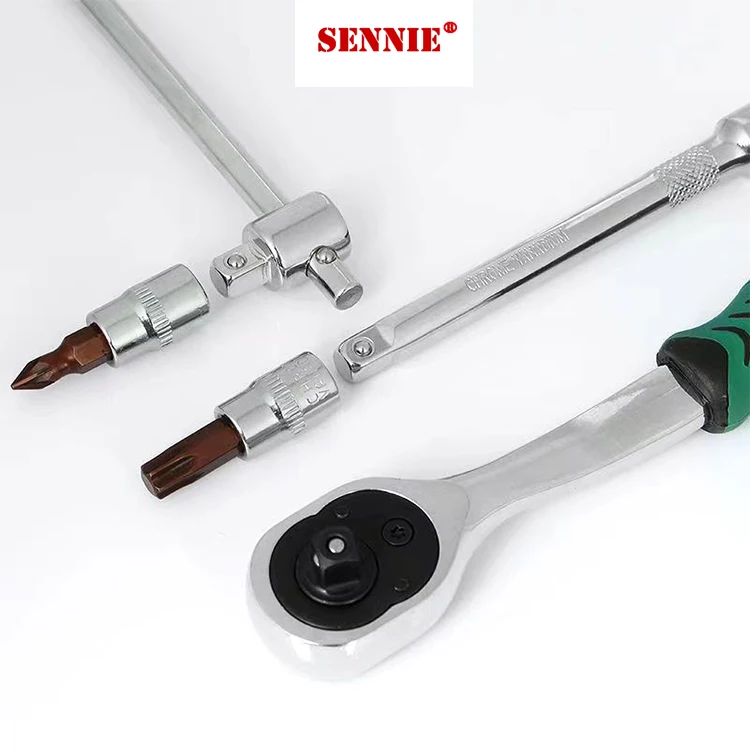 1/4 pressure batch sleeve with T25 Plum H6 Hexagon Root Square Meter Pattern Cross Screwdriver Head Machine Motor Repairing Tool