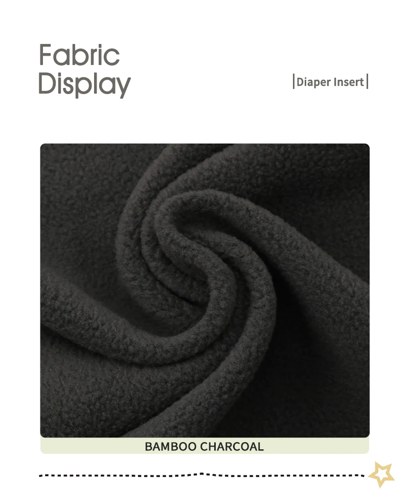 EASYMOM Organic Bamboo Charcoal Cloth Diaper Insert Washable and Affordable Essential for Baby Care OEM accept