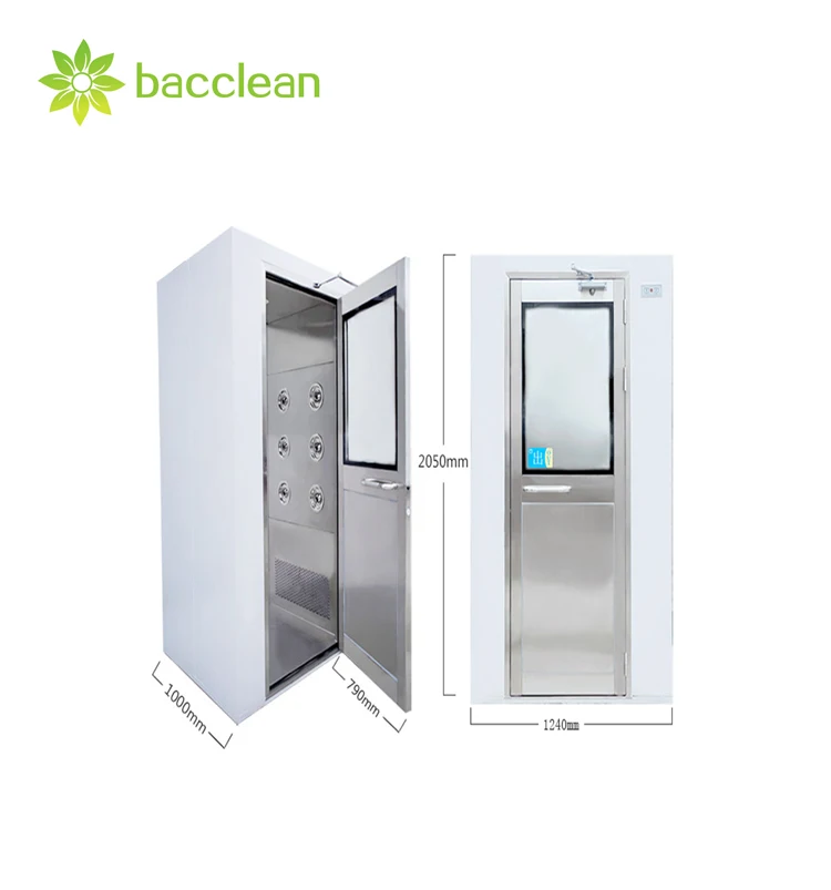 304 Stainless Steel Air Shower Room Intelligent Voice Automatic Induction Air Shower Room